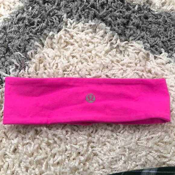 lululemon athletica Accessories - Hot pink Lululemon Headband